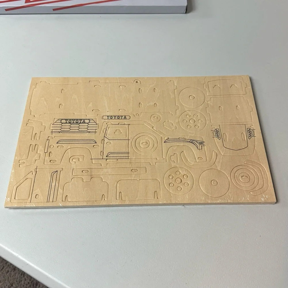 Toyota Tundra 3D Wooden Laser Cut Puzzle Build the Tundra New in Box
